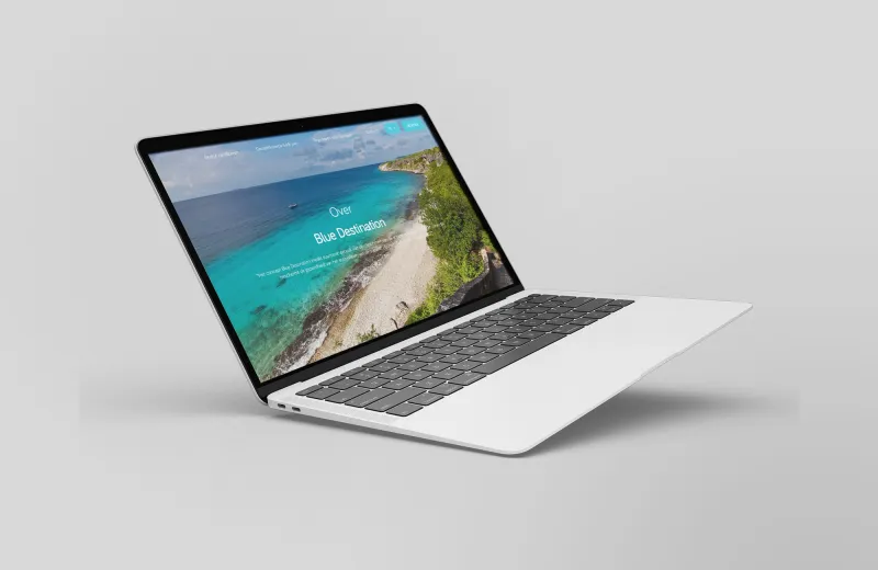 Sitio web a medida para Blue Destination